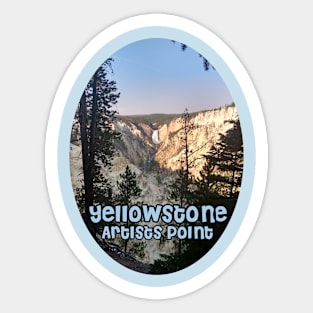 Yellowstone Artists Point Sticker